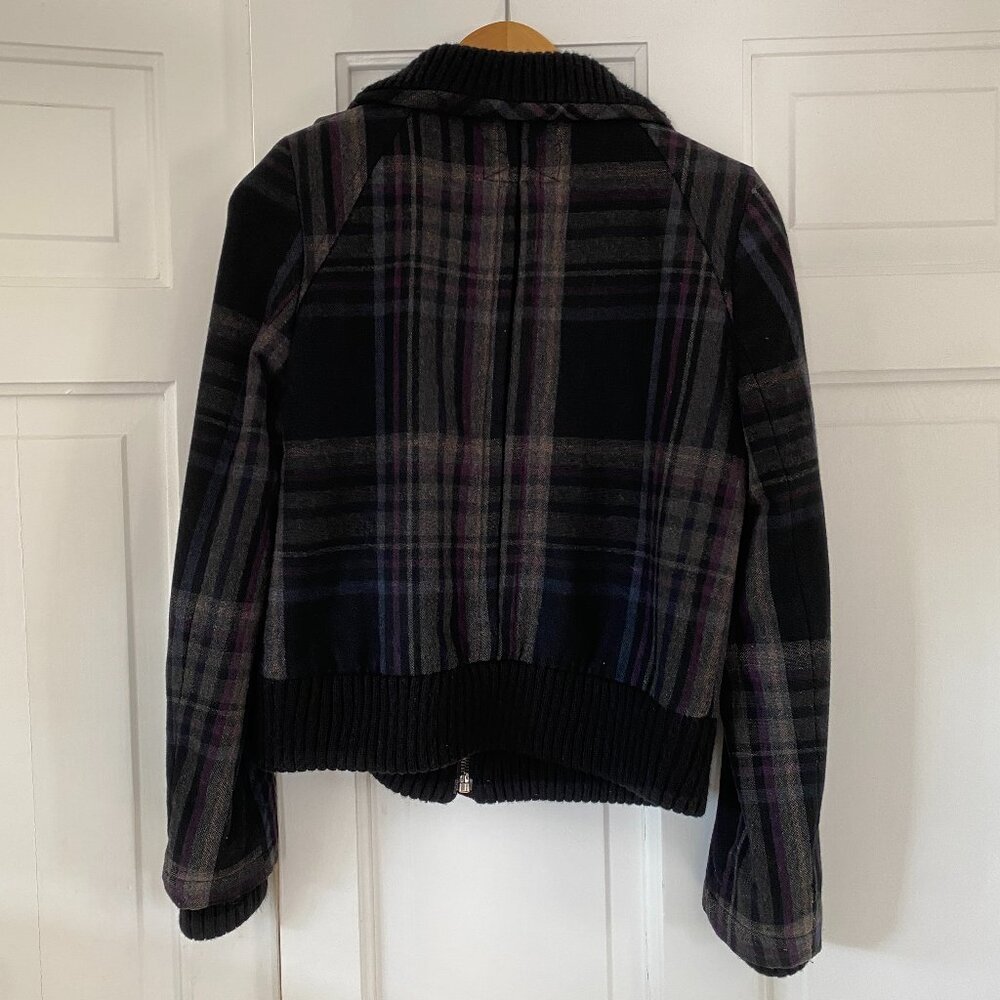 Vintage Plaid Pattern Zara Basic Jacket - image 2